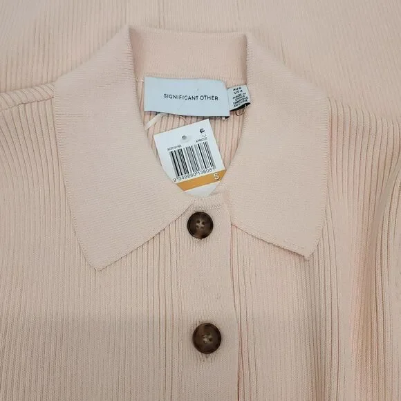 Significant Other Delta Knit Dress in Apricot - www.disolcolor.com Significant Other Delta Knit Dress in Apricot - www.disolcolor.com